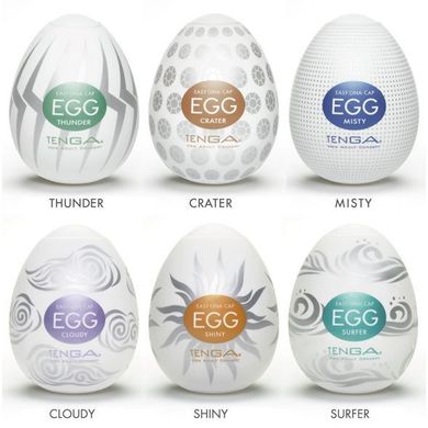 Набор мастурбаторов-яиц Tenga Egg Hard Boild Pack (6 яиц)