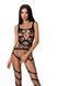 Бодистокинг Passion BS058 black, комбинезон, очень воздушный