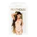 Бодистокинг с имитацией чулок на подвязках Penthouse - Eye of The Storm White XL, Белый