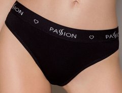 Трусики-слипы из хлопка с эластаном Passion PS004 PANTIES black, size XL