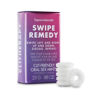 Мятные конфеты Bijoux Indiscrets Swipe Remedy &ndash; clitherapy oral sex mints, без сахара, срок 31.08.23