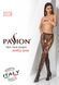 Эротические колготки-бодистокинг Passion S008 white, ажурные колготки с вырезом и лампасами-сеткой