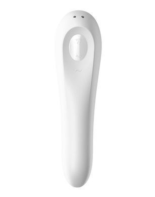 Смарт вибратор и вакуумный стимулятор 2-в-1 Satisfyer Dual Pleasure White