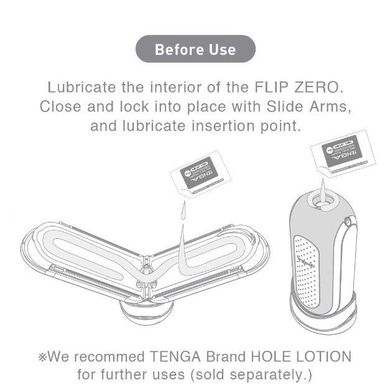 Вибромастурбатор Tenga Flip Zero Electronic Vibration White, изменяемая интенсивность, раскладной