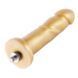Золотой фаллоимитатор Hismith 6.8&Prime; Golden Silicone Dildo, система KlicLok