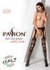 Эротические колготки-бодистокинг Passion S009 white, имитация чулок и пояса