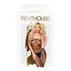 Бодистокинг с чулками и геометрическим рисунком Penthouse - Firecracker Black XL, Черный