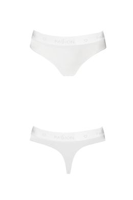 Трусики-бразилиана из хлопка Passion PS005 PANTIES white, size XL