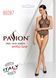 Бодистокинг в крупную сетку Passion BS087 black, открытая спина, халтер, с доступом