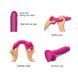 Реалистичный фаллоимитатор Strap-On-Me Sliding Skin Realistic Dildo Fuchsia - L, эффект подвижной ко