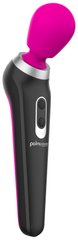 Мощный вибромассажер PalmPower Extreme - Pink, 7 режимов, гибкая головка, перезаряжаемый