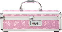 Кейс для хранения секс-игрушек BMS Factory - The Toy Chest Lokable Vibrator Case с кодовым замком, Розовый