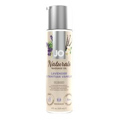 Массажное масло System JO – Naturals Massage Oil – Lavender & Vanilla с натуральными эфирными маслам