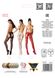 Сексуальные колготки-бодистокинги Passion S022 One Size, White, имитация чулок и пояса с гартерами