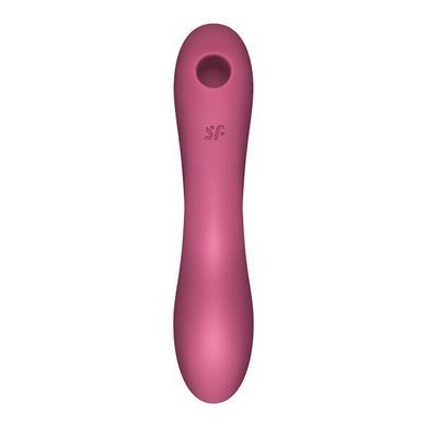 Вакуумный стимулятор с вибрацией Satisfyer Curvy Trinity 3 Red