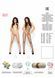 Бодистокинг Passion BS001 white, комбинезон, крупная сетка
