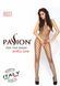 Бодистокинг Passion BS001 white, комбинезон, крупная сетка