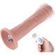 Фаллоимитатор 10.2&Prime; с вибрацией для секс-машин Hismith Silicone Dildo with Vibe, съемный коннектор