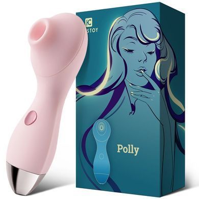 Вакуумный вибратор KisToy Polly Pink