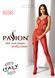Эротический бодистокинг с рисунком Passion BS085 red