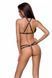 Портупея из стреп с кружевом LORRY BRA black S/M - Passion Exclusive