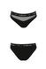 Трусики с прозрачной вставкой Passion PS006 PANTIES black, size XL