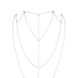 Украшение для спины и декольте Bijoux Indiscrets Magnifique Back and Cleavage Chain - Silver