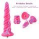 Фантазийный фаллоимитатор 10.12&Prime; для секс-машин Hismith Silicone Dildo rose Monster Series