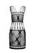 Бодистокинг &mdash; мини-платье с бабочками Passion BS090 black