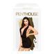 Мини-платье с хомутом и глубоким декольте Penthouse - Heart Rob Black M/L