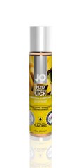 Смазка на водной основе System JO H2O — Banana Lick (30 мл) без сахара, растительный глицерин