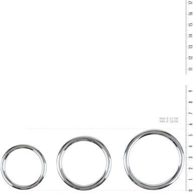 Набор эрекционных колец Sinner Gear Unbendable &mdash; Cock/Ball Ring & Glans Ring Set