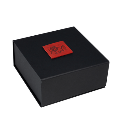 Преміум нашийник LOVECRAFT розмір S червоний, натуральна шкіра, в подарунковій упаковці
