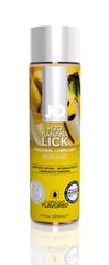 Смазка на водной основе System JO H2O — Banana Lick (120 мл) без сахара, растительный глицерин