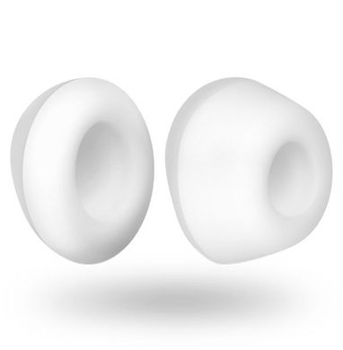 Запасные насадки для вакуумного стимулятора Satisfyer Pro 2 Climax Tips (широкая и узкая), Белый