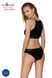 Спортивный топ с прозрачной вставкой Passion PS006 TOP black, size S