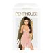Бэби-долл с ажурным браллетом и высоким разрезом Penthouse - Sweet Beast Rose M/L, Розовый