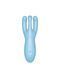 Клиторальный смарт вибратор Satisfyer Threesome 4 Blue с тремя пальчиками