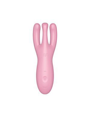 Клиторальный смарт вибратор Satisfyer Threesome 4 Pink с тремя пальчиками