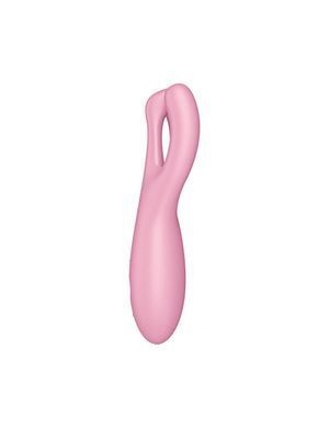Клиторальный смарт вибратор Satisfyer Threesome 4 Pink с тремя пальчиками