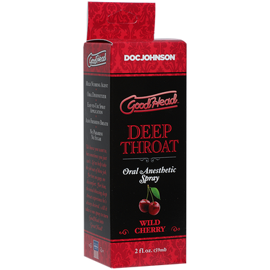 Спрей для минета Doc Johnson GoodHead Deep Throat Spray – Wild Cherry (59 мл)