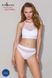 Спортивный топ с прозрачной вставкой Passion PS006 TOP white, size XL