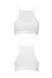 Спортивный топ с прозрачной вставкой Passion PS006 TOP white, size XL