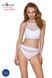 Спортивный топ с прозрачной вставкой Passion PS006 TOP white, size XL