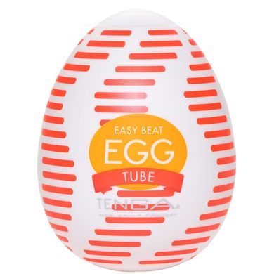 Мастурбатор яйцо Tenga Egg Tube, рельеф с продольными линиями