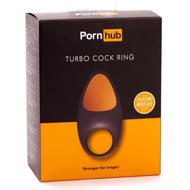 Эрекционное виброкольцо Pornhub Turbo Cock Ring (испорченная упаковка)