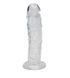 Прозрачный фаллоимитатор Alive Jelly Dildo Empire, ТПЕ, присоска, диаметр 4,3см, длина 19,3см