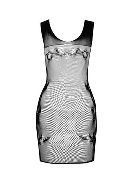 Откровенное платье-сетка Passion BS073 white
