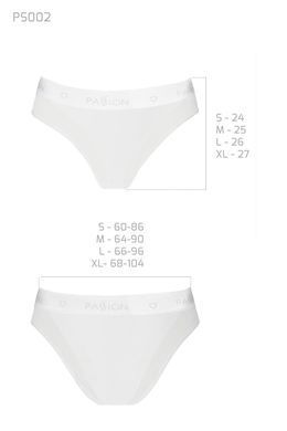 Трусики с прозрачной вставкой Passion PS002 PANTIES white, size XL