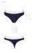 Спортивные трусики-стринги Passion PS007 PANTIES navy blue, size L